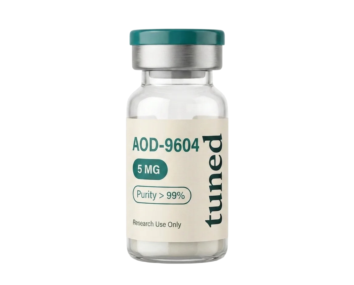 tuned AOD-9604 research vial, purity over 99%