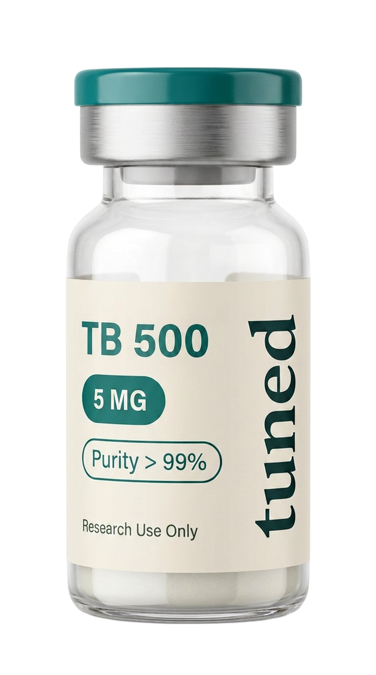 tuned TB-500 5MG research peptide vial
