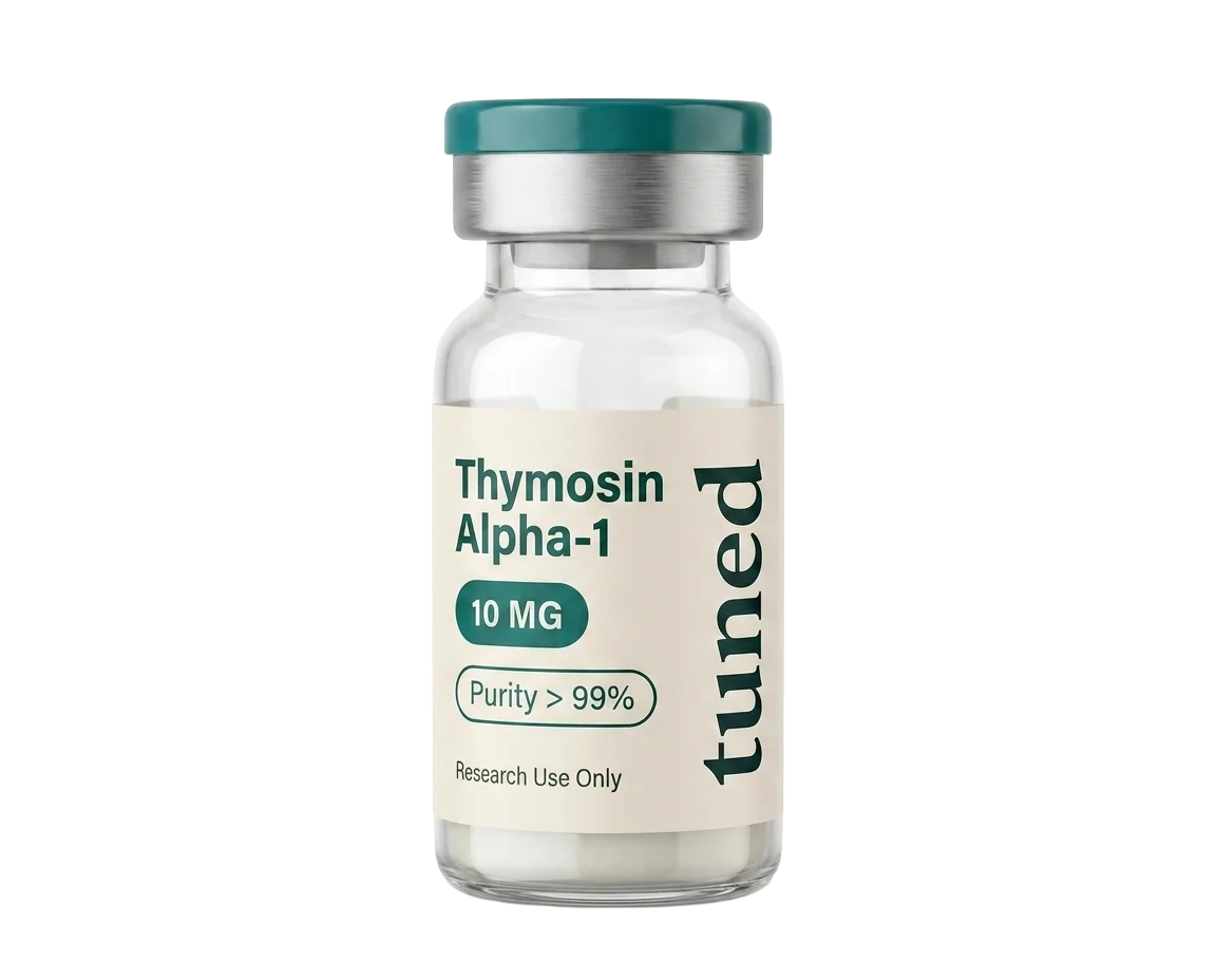tuned Thymosin Alpha-1 research vial, purity over 99%